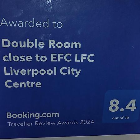 Double Room Close To Efc Lfc Liverpool City Centre Exterior photo