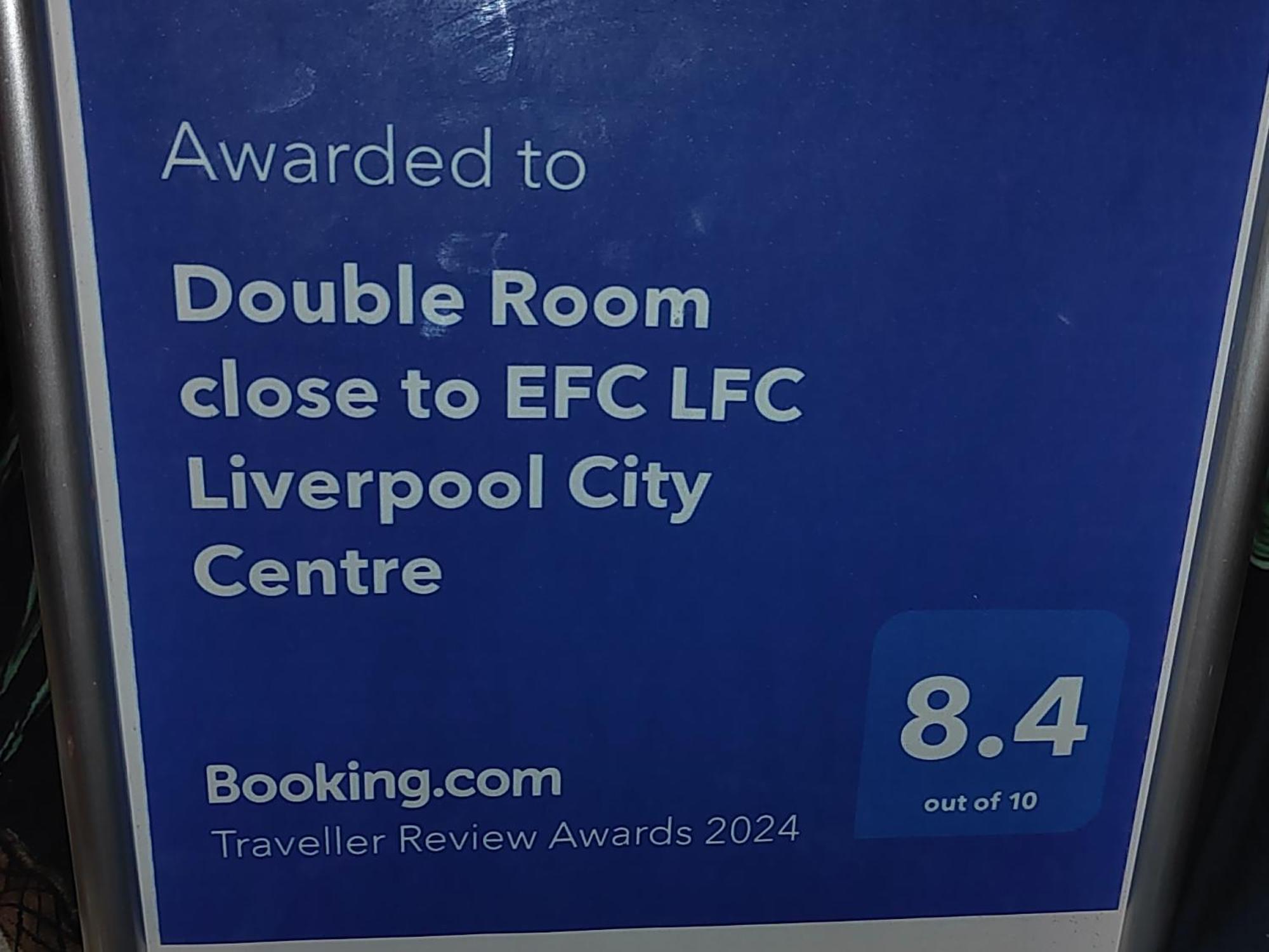 Double Room Close To Efc Lfc Liverpool City Centre Exterior photo